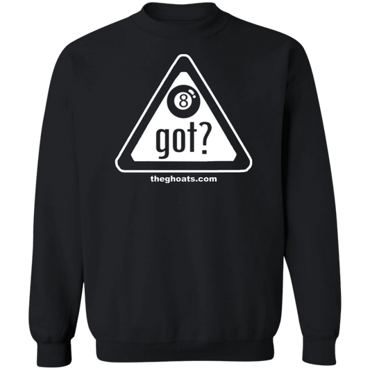 The GHOATS Custom Design. #40 Got Game? / Guess Not. Crewneck Pullover Sweatshirt