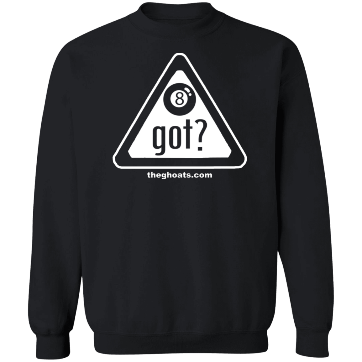 The GHOATS Custom Design. #40 Got Game? / Guess Not. Crewneck Pullover Sweatshirt