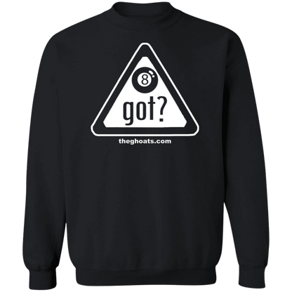 The GHOATS Custom Design. #40 Got Game? / Guess Not. Crewneck Pullover Sweatshirt