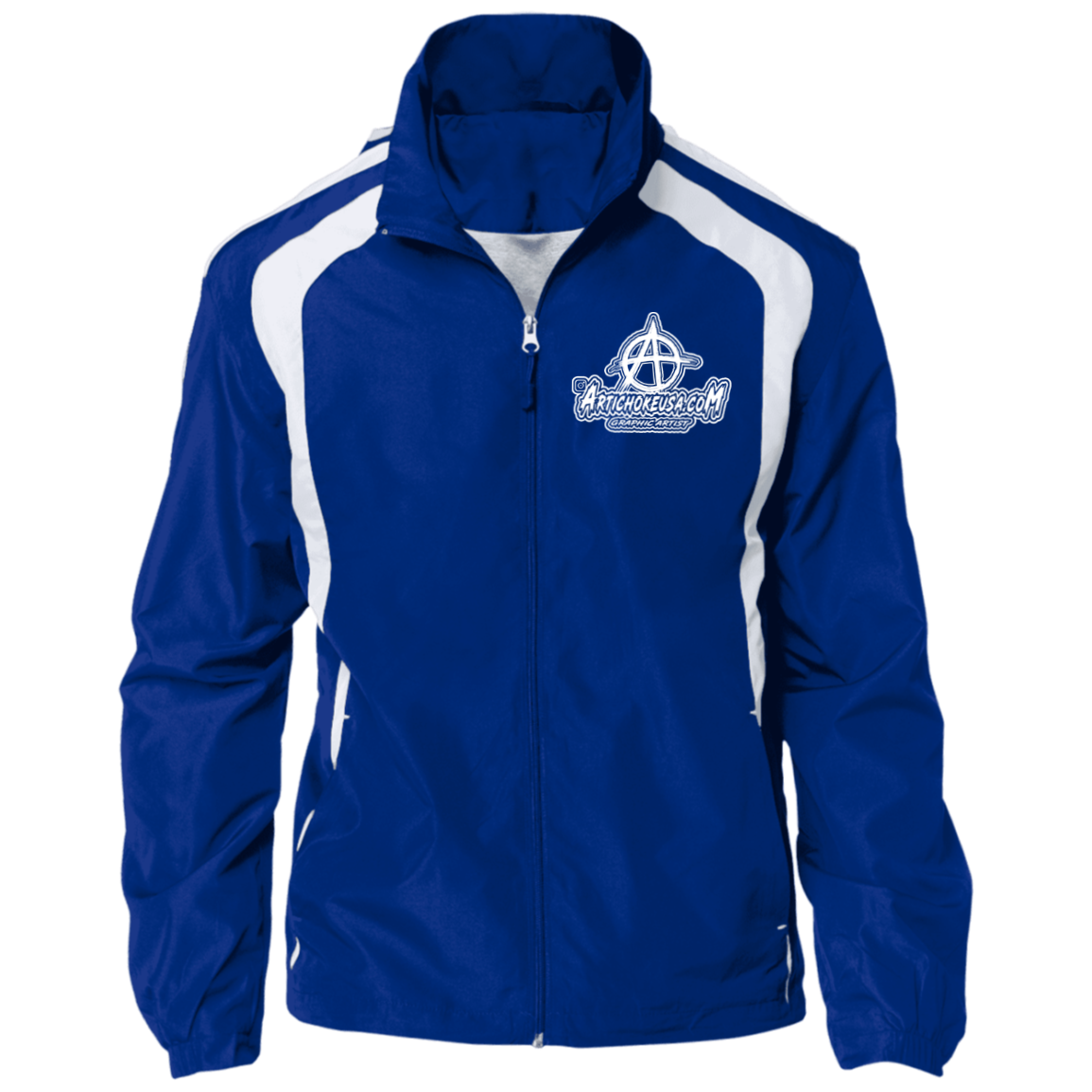 Embroidered Jersey-Lined Jacket
