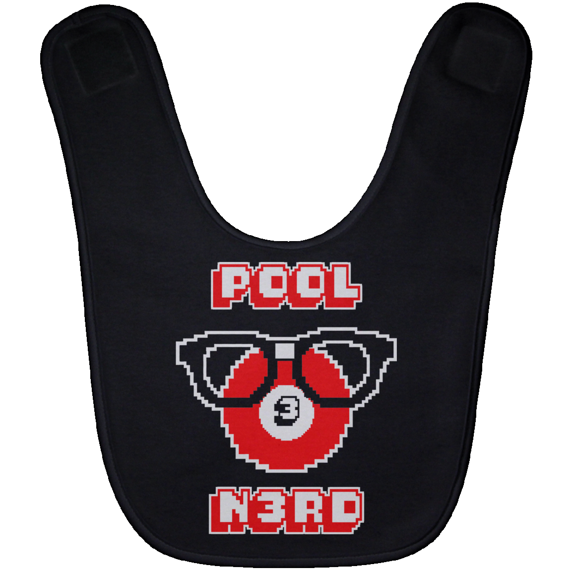 The GHOATS Custom Design. #24 POOL N3RD. Baby Bib