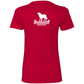 ArtichokeUSA Custom Design. Ruffing the Passer. Golden Lab Edition. Ladies' Boyfriend T-Shirt