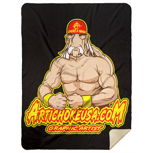 ArtichokeUSA Character and Font Design. Let’s Create Your Own Design Today. Fan Art. The Hulkster. Premium Mink Sherpa Blanket 60x80